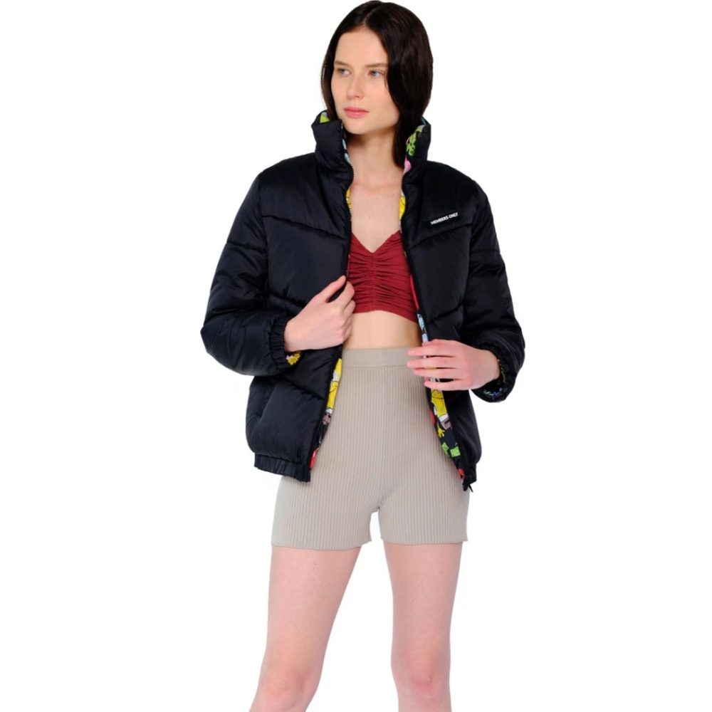 YSYS-B2 Members Only Nickelodeon SpongeBob SquarePants Reversible Puffer Jacket - Picture 8 of 12